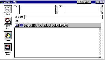 AOL Compose Mail Screenshot