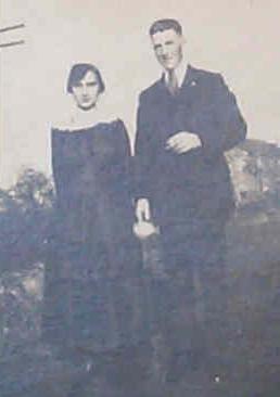 Bill Livergood at Wedding with his bride, the former Mary Knepp