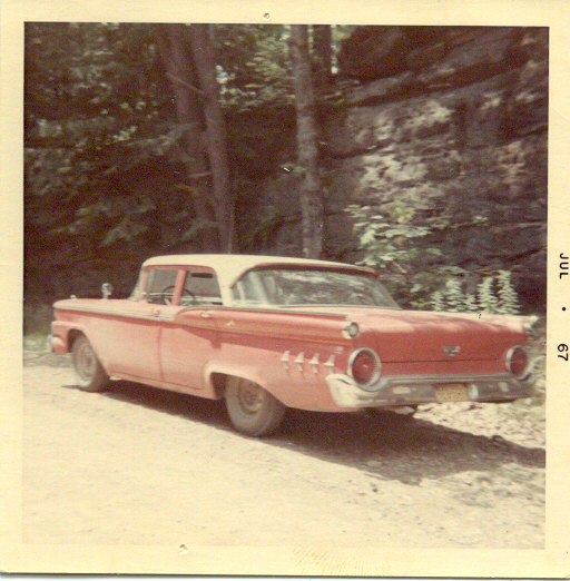  maternal grandparents bought Krash a'59 Ford Three Hundred Custom 